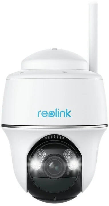 Reolink Argus PT+Black Solar Panel Security Camera Pan Tilt Outdoor, Solar Powered 2.4/5GHz WiFi System, 2K Night Vision, 2-Way Talk, Works with.