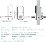 Lockly Secure Plus Latch - Touchscreen, BT