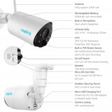 Reolink Argus Eco V2 & Solar Panel - 3MP 2K, WIFI, Battery